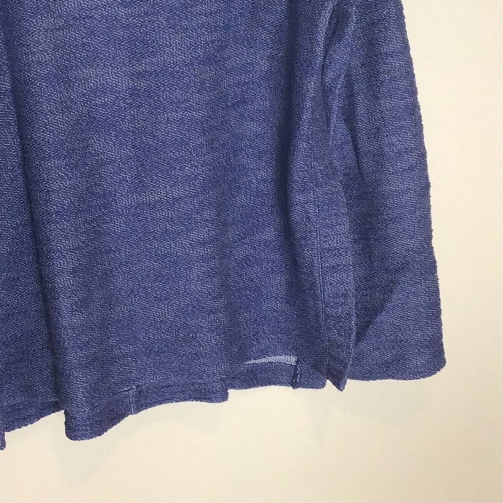 Lou & Grey > Blue High Slit Sweatshirt Small - Picture 4 of 8